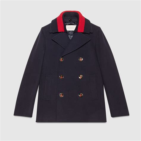 gucci pea coats for men|Men's Designer Peacoats .